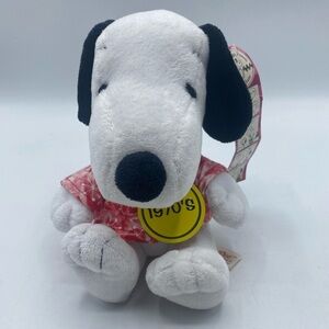 Snoopy Dan Dee  Peanuts Celebrating 60 Years 1970's 6" Plush Tie Dye Shirt